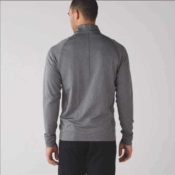 🎉HP🎉 NWT! Lululemon Men’s Pulse Athletic Jacket Gray Black Yellow Large - Picture 2 of 8